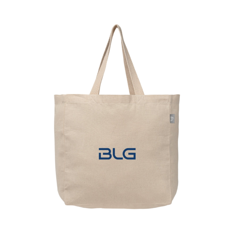 8 oz. Recycled Cotton Blend Shopper Tote Bag